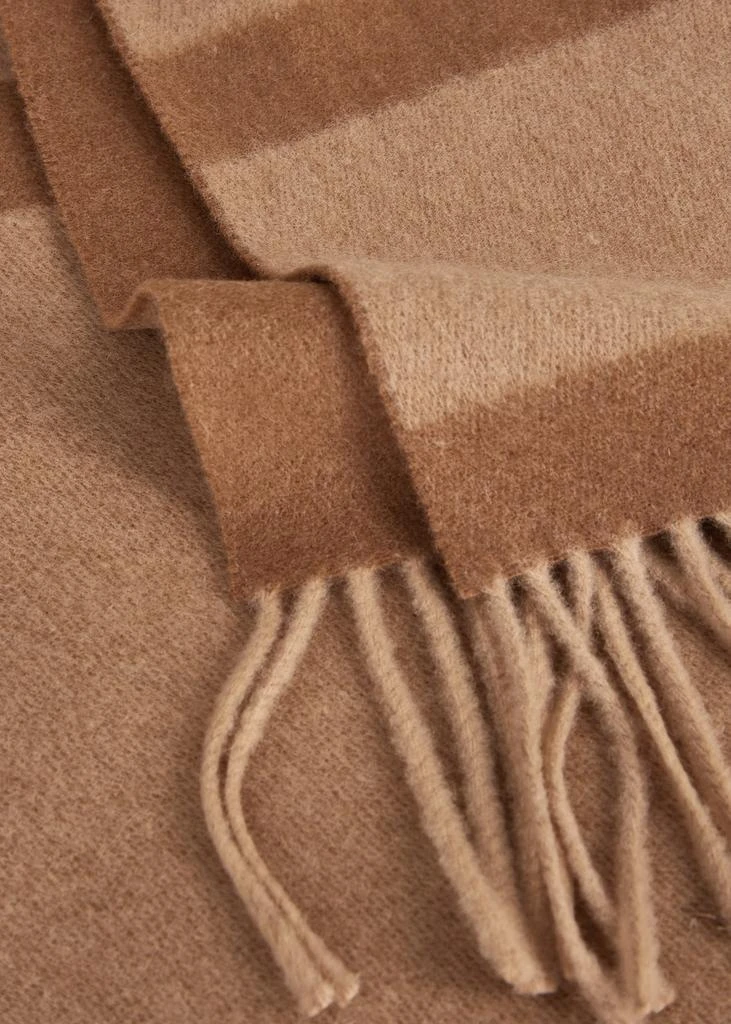Totême Logo-monogrammed wool scarf  3