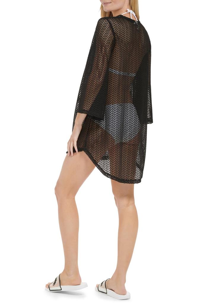 Calvin Klein Sheer Mesh Cover-Up Tunic