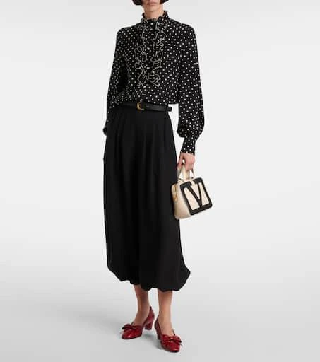 Valentino Bowow 45 bow-detail leather pumps 3