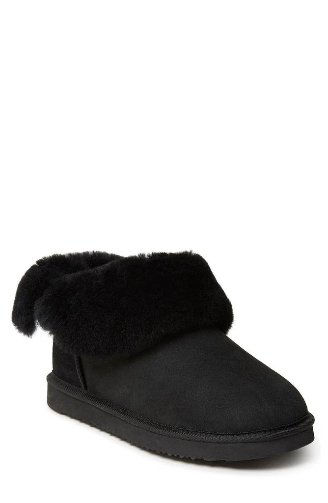 Dear Foams Perth Genuine Shearling Foldover Bootie 8