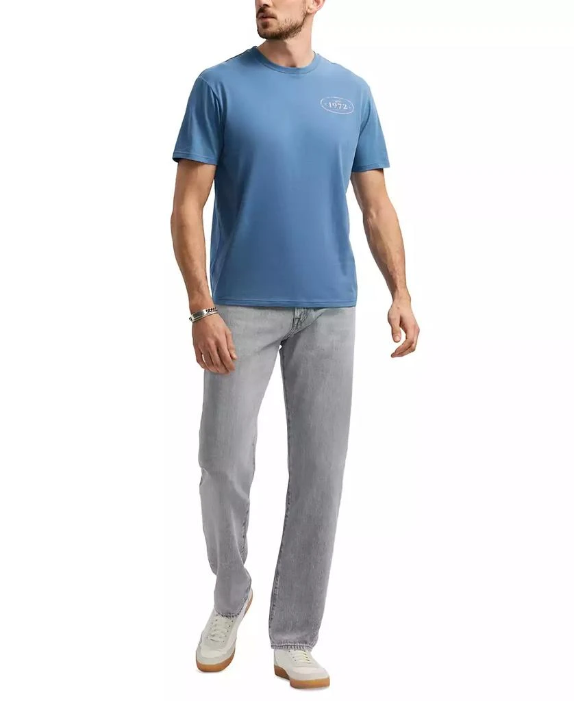 BUFFALO David Bitton Men's Straight Driven Relaxed Fit Gray Jeans 4
