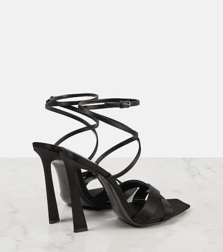 Yves Saint Laurent Corinne 110 satin crêpe sandals 3