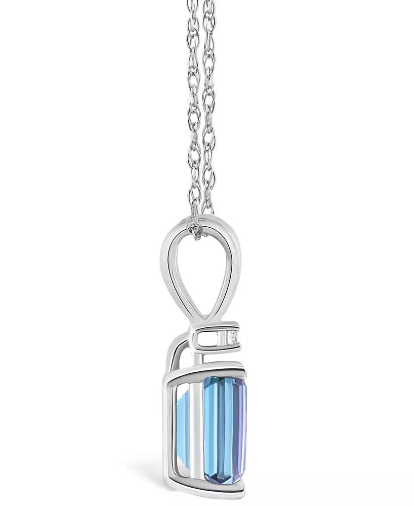 Macy
s Aquamarine (7/8 ct. t.w.) and Diamond Accent Pendant Necklace in 14K Yellow Gold or 14K White Gold 3