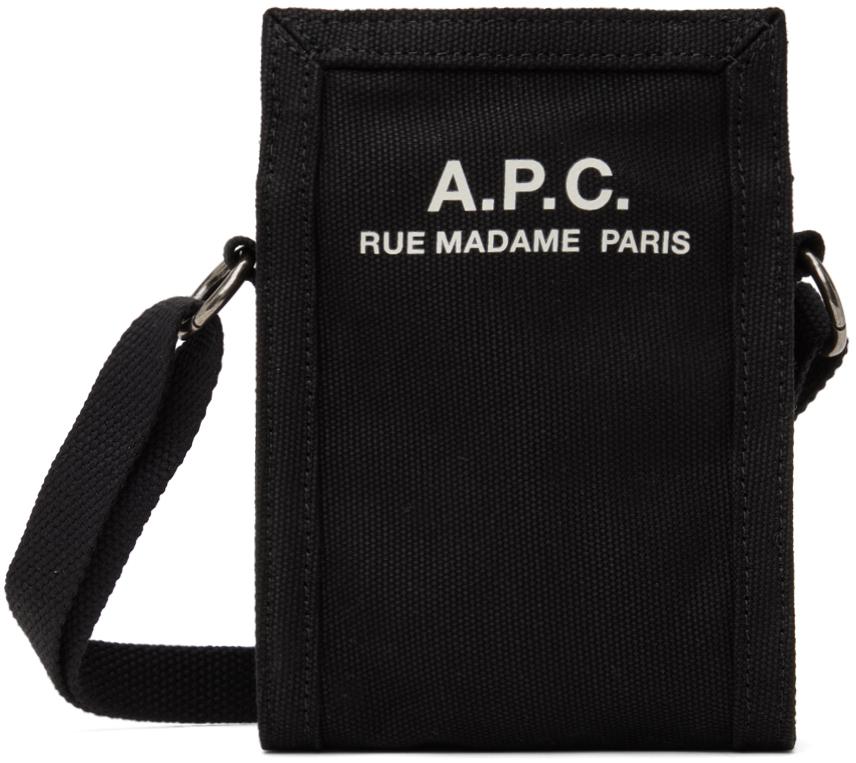 A.P.C. Black Recuperation Neck Pouch - BeyondStyle