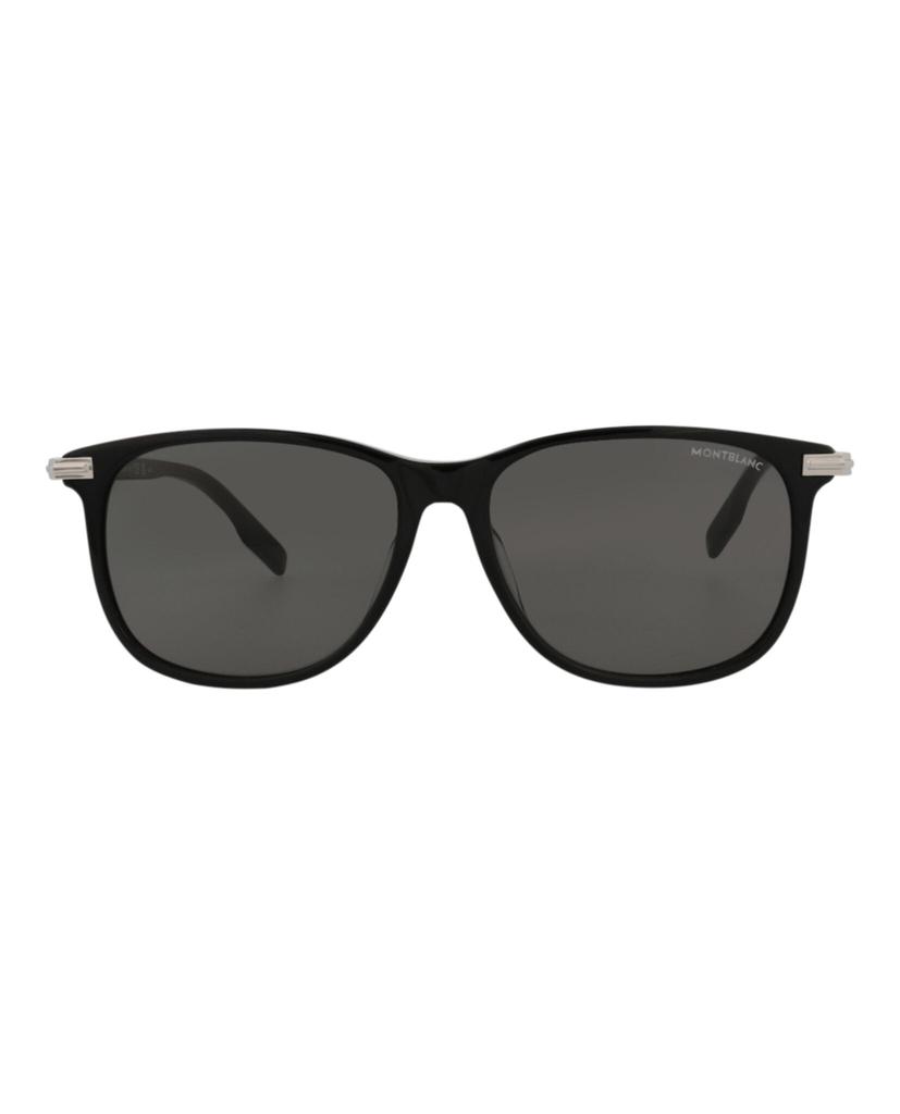 MontBlanc Square-Frame Acetate Sunglasses
