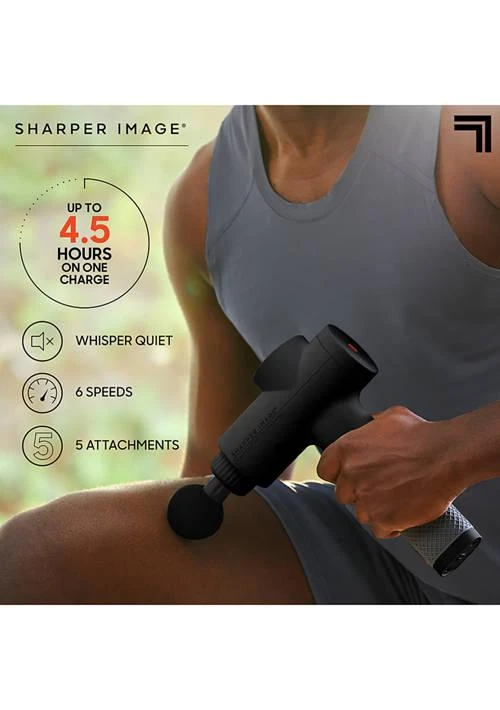 Sharper Image Image Power Boost Deep Tissue Percussion Massager 4