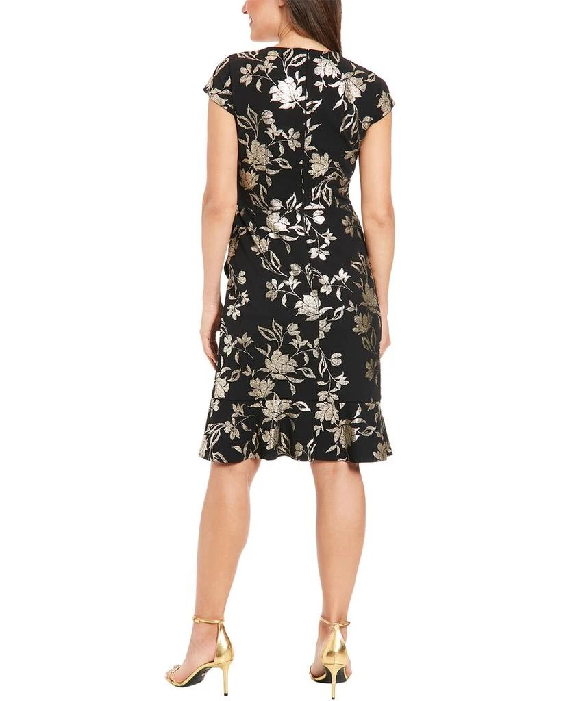 London Times Cap Sleeve Mini Dress 2