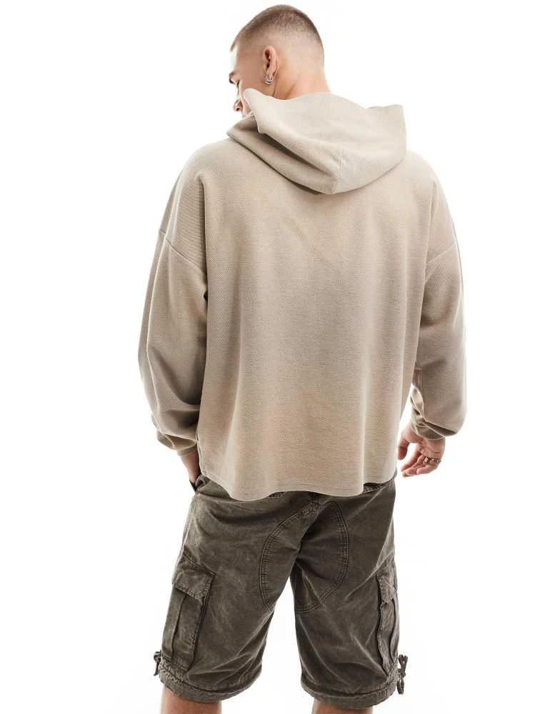 PacSun Pacsun oversized pullover hoodie in fog 2