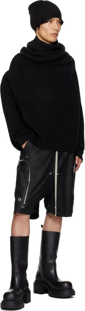 Rick Owens Black Concordians Shroud Sweater 4