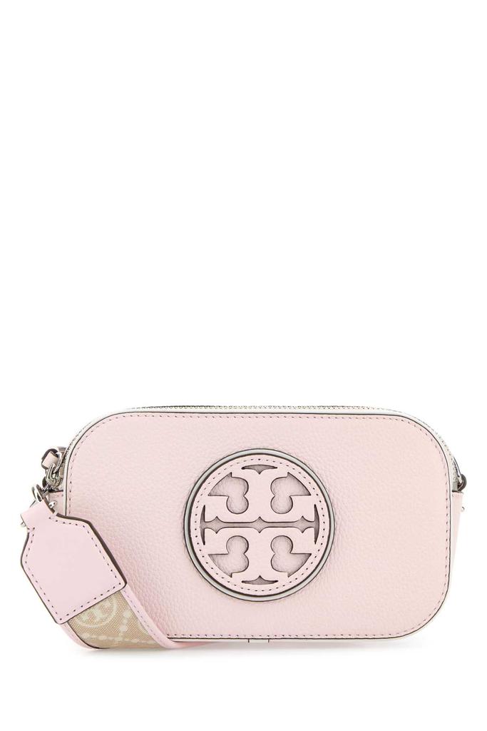 トートバッグ TORY BURCH Pastel Pink Leather Miller Crossbody Bag Tory Burch Pastel Pink Leather Miller Crossbody Bag