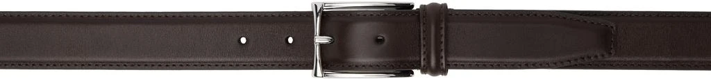 Andersons Brown Narrow Stitch Trimmed Formal Belt 1