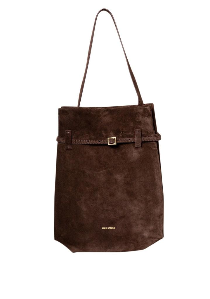 Manu Atelier Manu Atelier Tote Du Jour Belt-Detailed Tote Bag