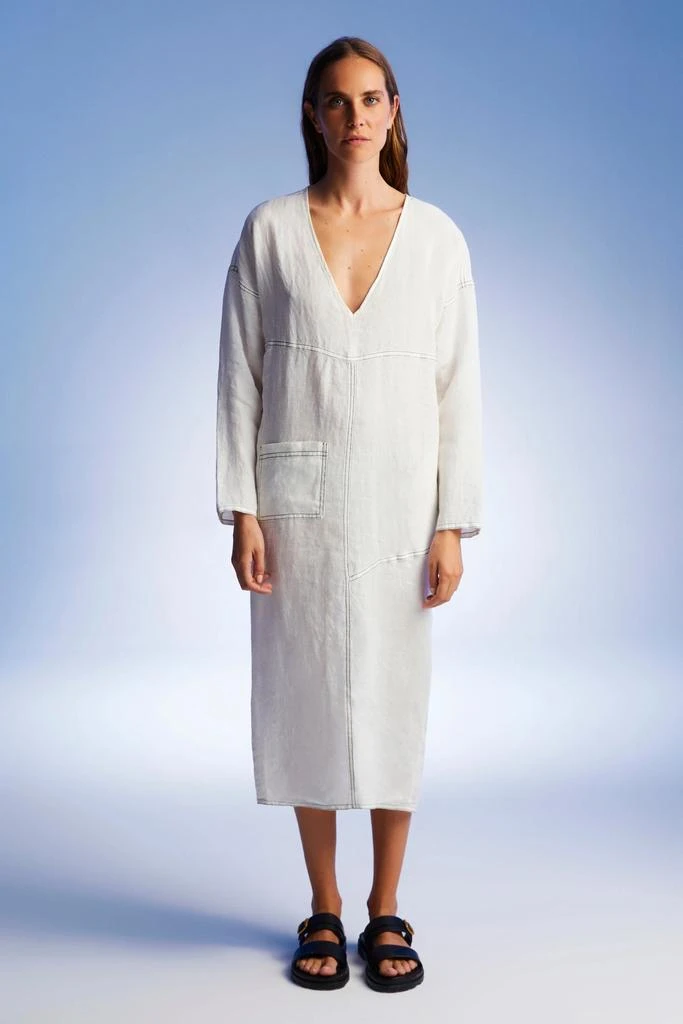 Nocturne Draped Deep V-Neck Dress 1