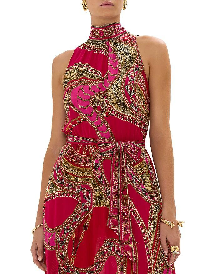 Camilla Printed Silk Dress 4