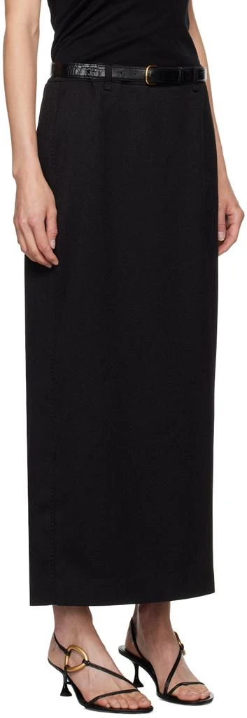 LE17SEPTEMBRE Black Belted Maxi Skirt 2