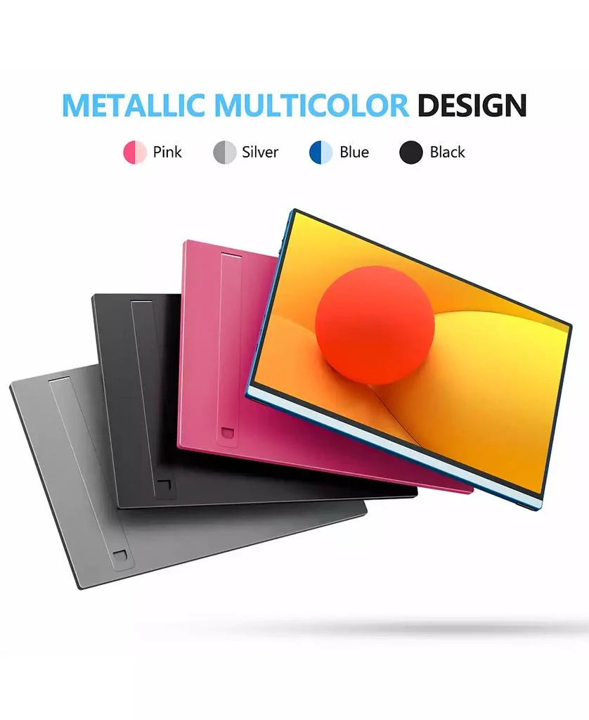 ZACHVO 2.5K 144Hz Gaming Portable Monitor V1 Pro, 16-inch HDR IPS with FreeSync 7