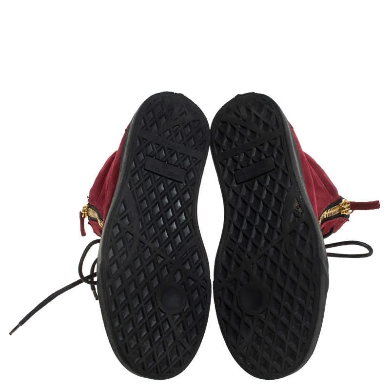 Giuseppe Zanotti Giuseppe Zanotti Red Suede Mid Top Sneakers Size 36 6