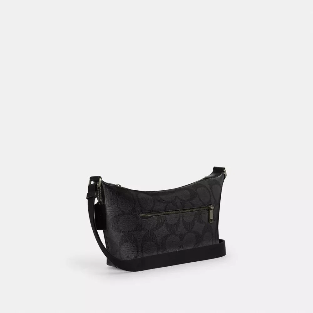 Coach Small Finn Crossbody Bag With Pouch In Maxi Signature Canvas 3