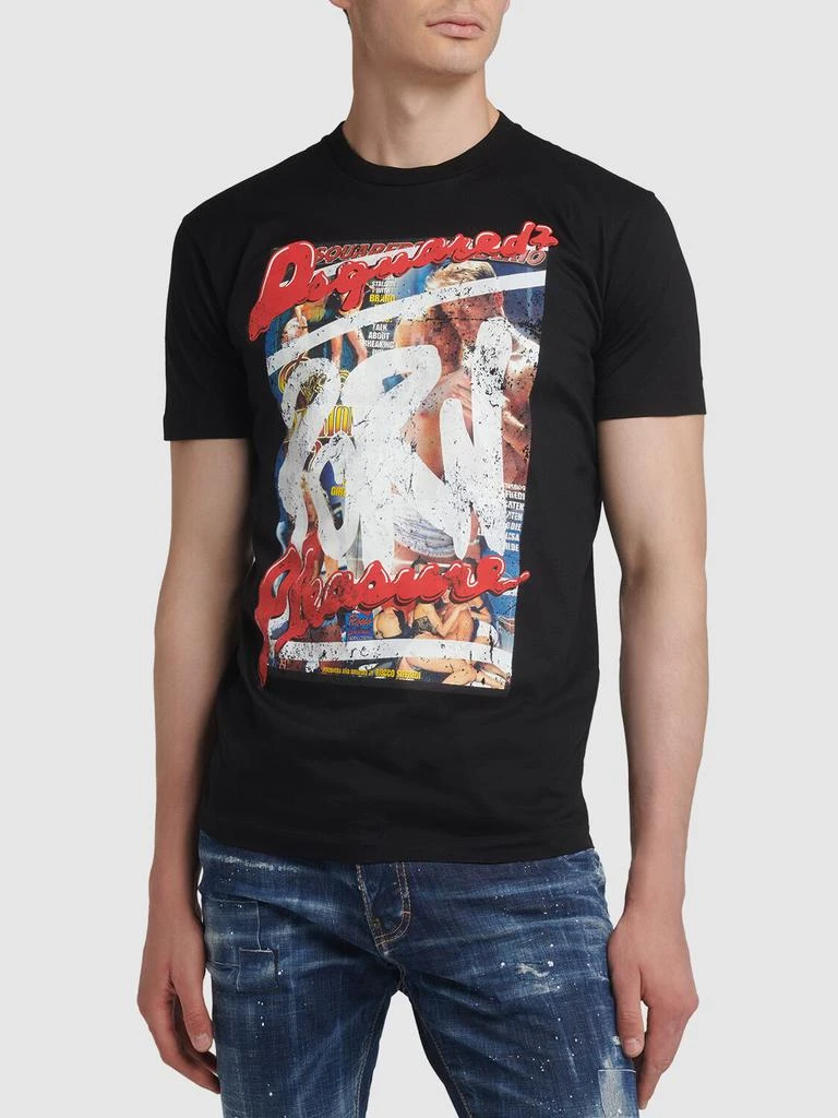 DSQUARED2 Rocco Siffredi Printed Cotton T-shirt 1