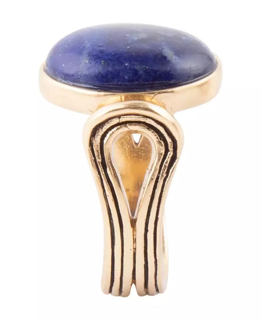Barse Nova Genuine Blue Lapis Oval Ring 3
