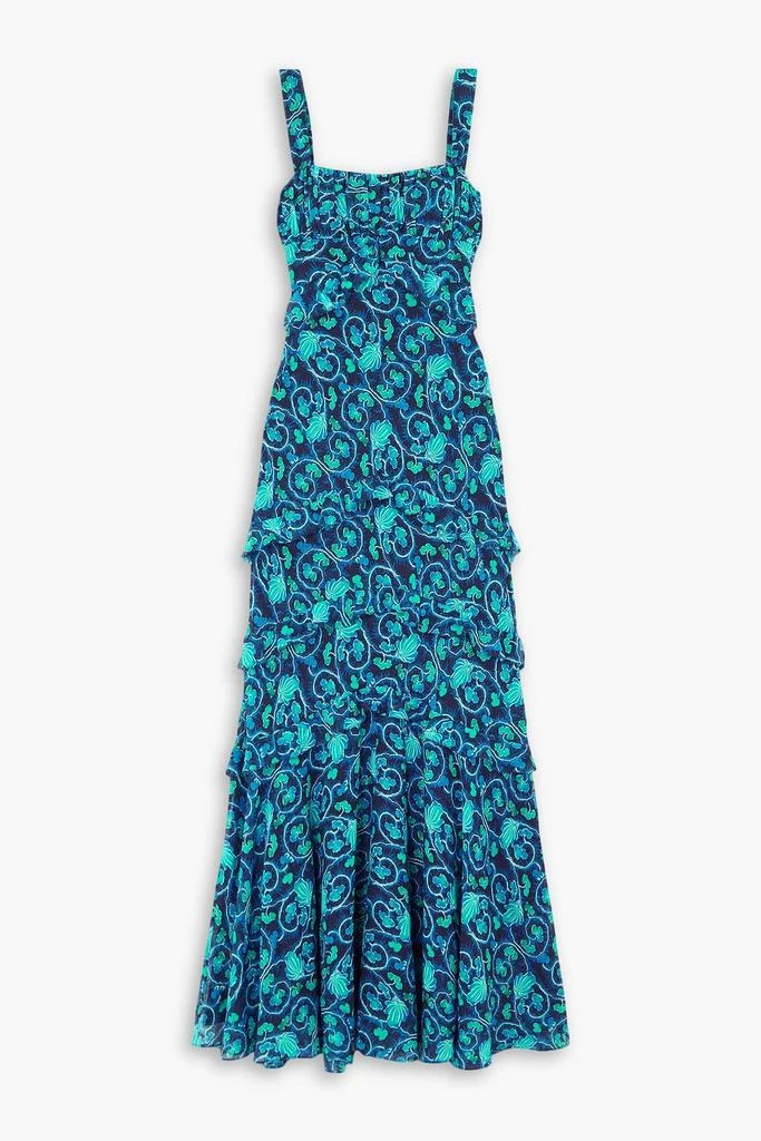 Saloni Chandra floral-print silk maxi dress 1