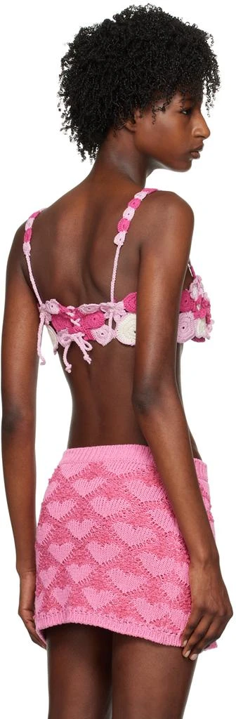 Marco Rambaldi Pink Sweetheart Neck Bra 3