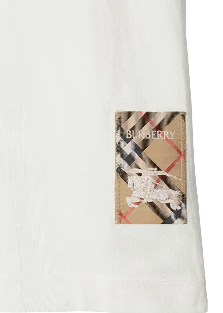 Burberry Check label cotton t-shirt 2