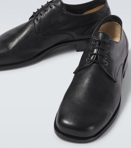 靴 LEMAIRE ANATOMIC DERBIES Lemaire Black Anatomic Derbies Curated at Jake and Jones