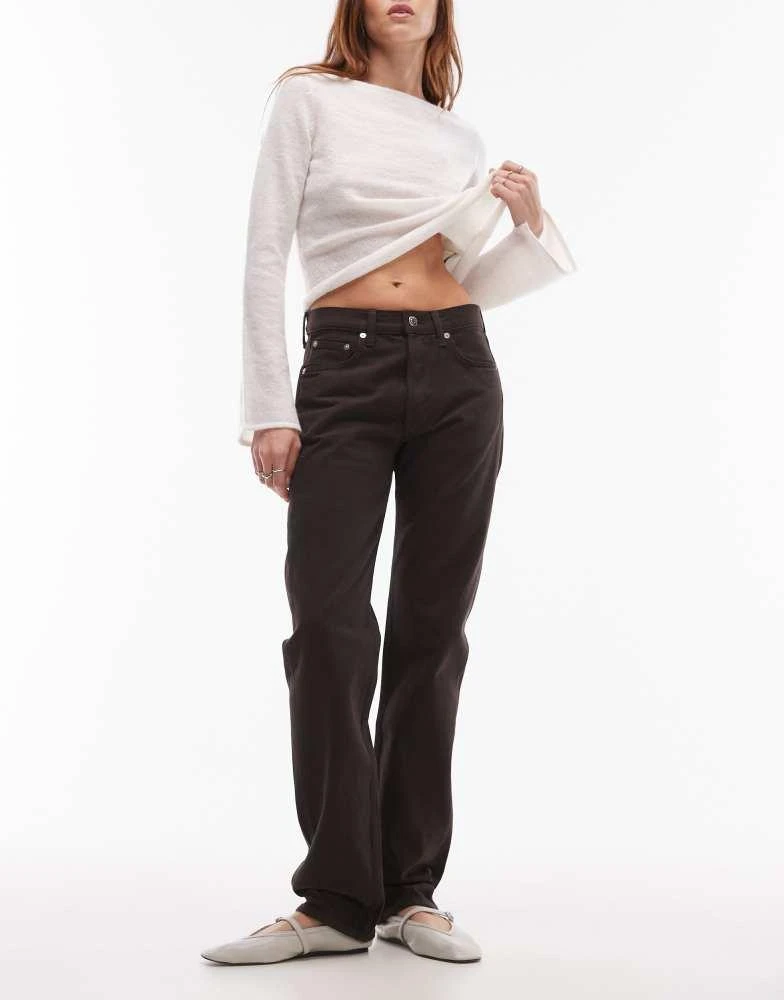 ARKET ARKET Snow straight leg jeans in washed brown 1