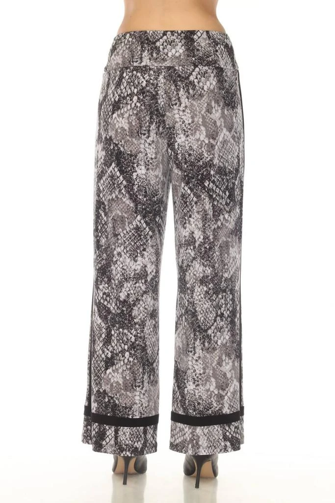 JOSEPH RIBKOFF Joseph Ribkoff - Snakeskin Wide Leg Pants 3