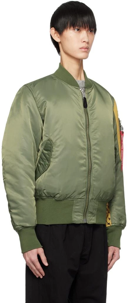 the Shepherd UNDERCOVER Khaki fragment design & Alpha Industries Edition Reversible Bomber Jacket 2