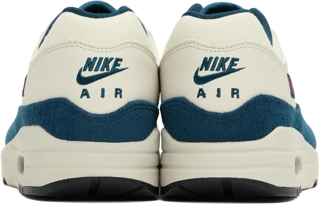 NIKE Off-White & Burgundy Air Max 1 Sneakers 2