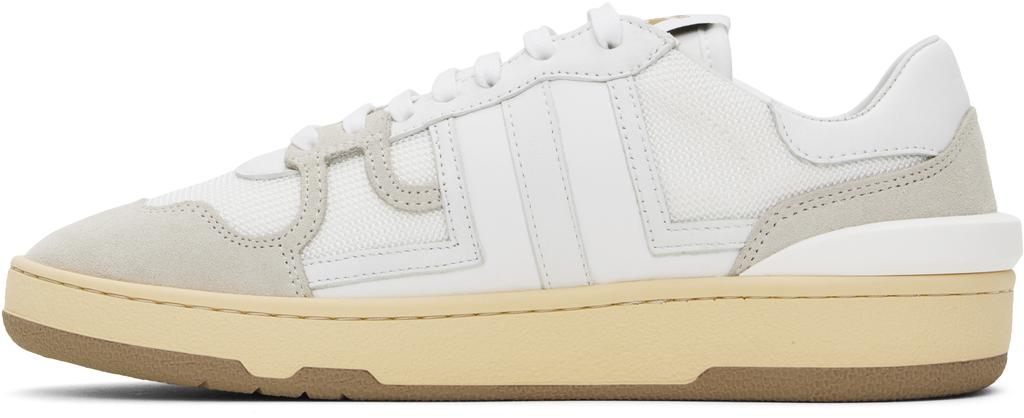 Lanvin White Clay Mesh Sneakers - Casual Shoes - BeyondStyle