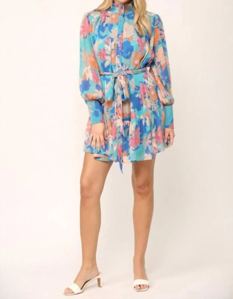 Fate Fate - Floral Chiffon Dress 1