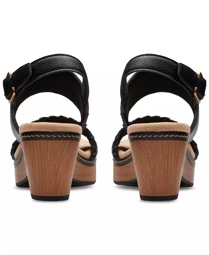 Clarks Seannah Step Woven Strap Clog-Style Platform Sandals 3