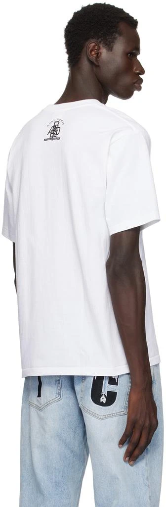 Bape White Varsity Font T-shirt 3