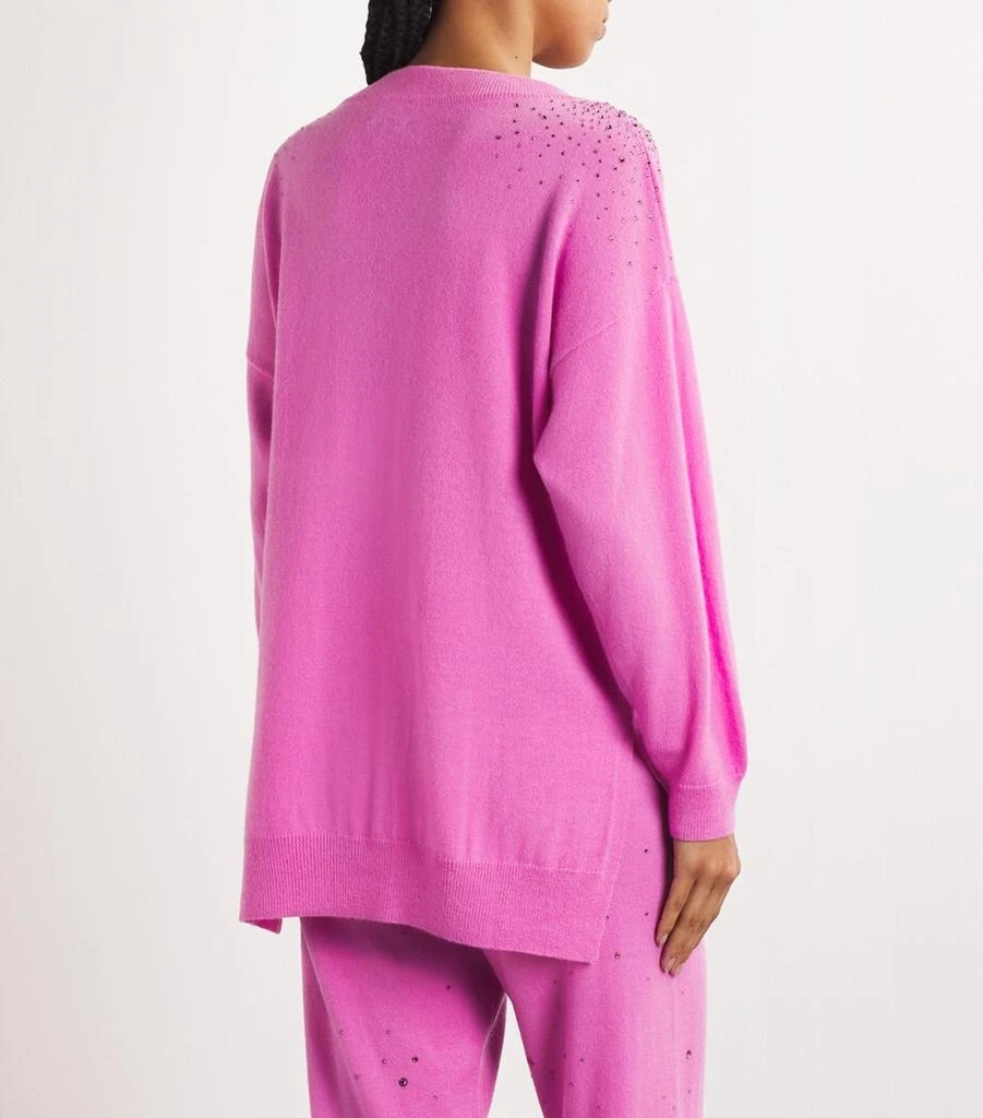 William Sharp Cashmere Nebula Crystal-Embellished Sweater 4