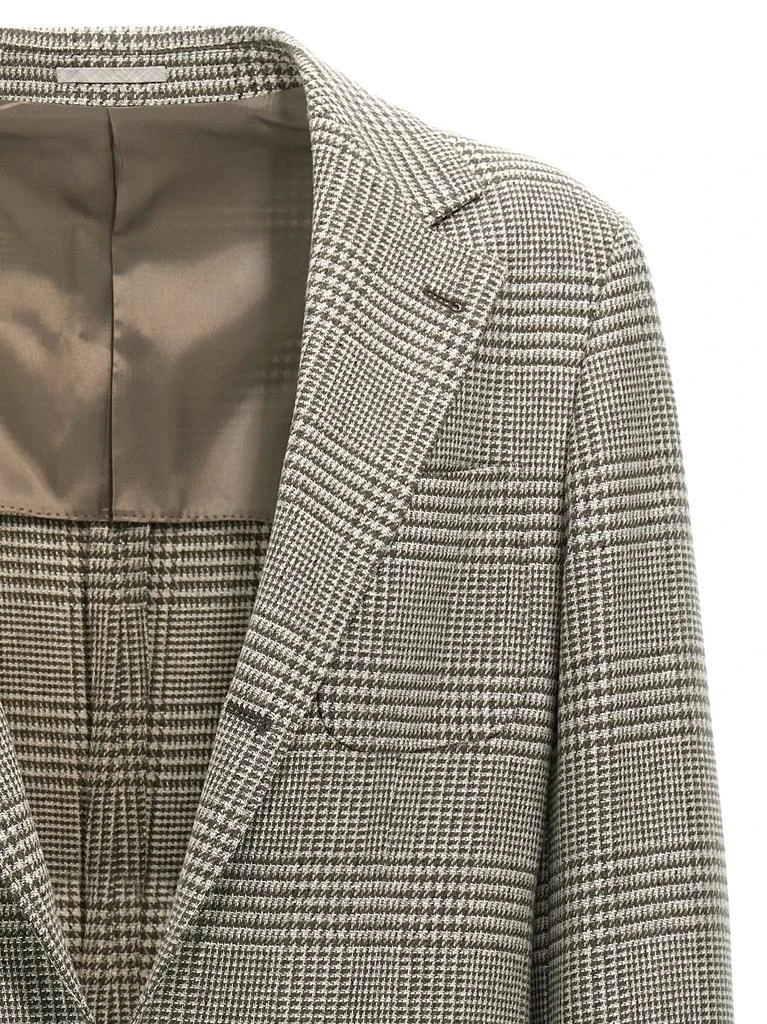 Brunello Cucinelli Brunello Cucinelli Checked Single-Breasted Blazer 3