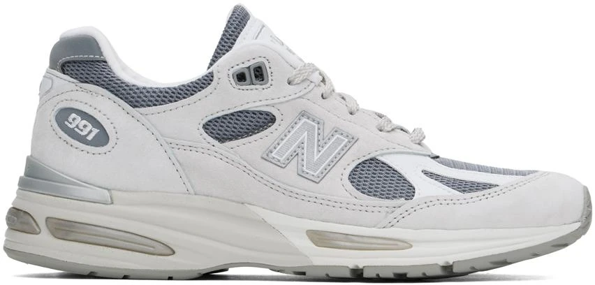 New Balance Gray MADE in UK 991v2 Sneakers 1