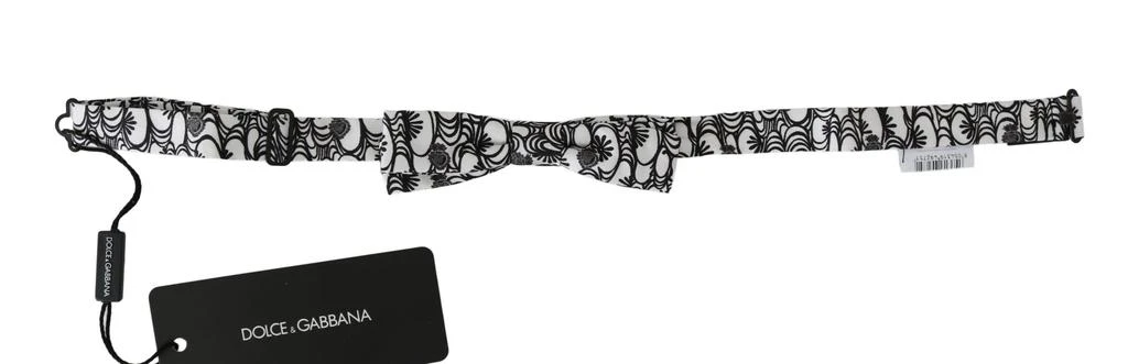 Dolce 
Gabbana Pattern Silk Adjustable Neck Papillon Men
s Tie