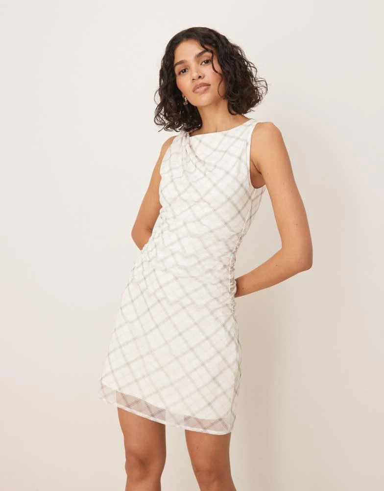 abercrombie white dress Abercrombie & Fitch Draped Skirt Maxi Dress – Continuiti