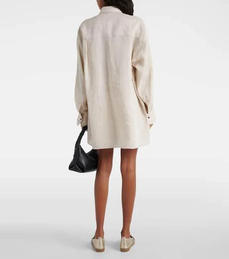 Brunello Cucinelli Oversized linen shirt 3