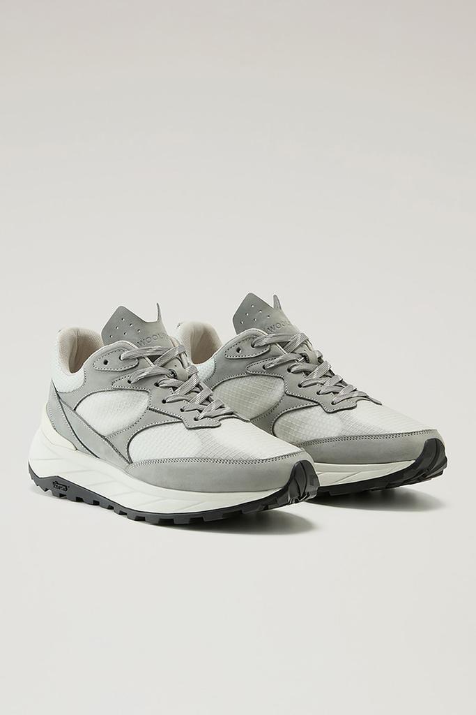 WO-FOOTWEAR Running Sneakers in Ripstop Fabric - Men - Gray