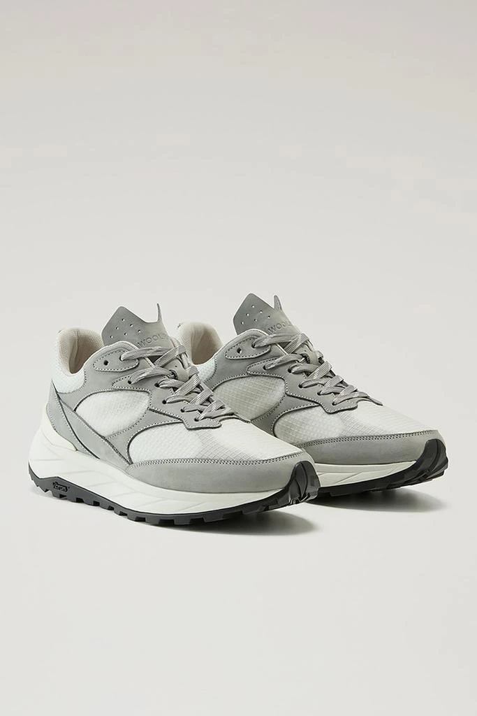 WO-FOOTWEAR Running Sneakers in Ripstop Fabric - Men - Gray 2