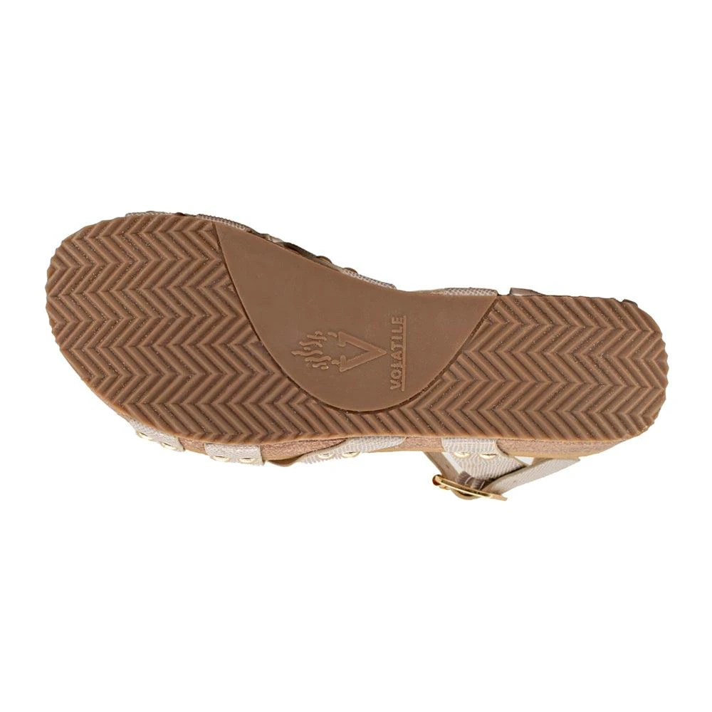 VOLATILE Sandcastle Ankle Strap Wedge Sandals 5