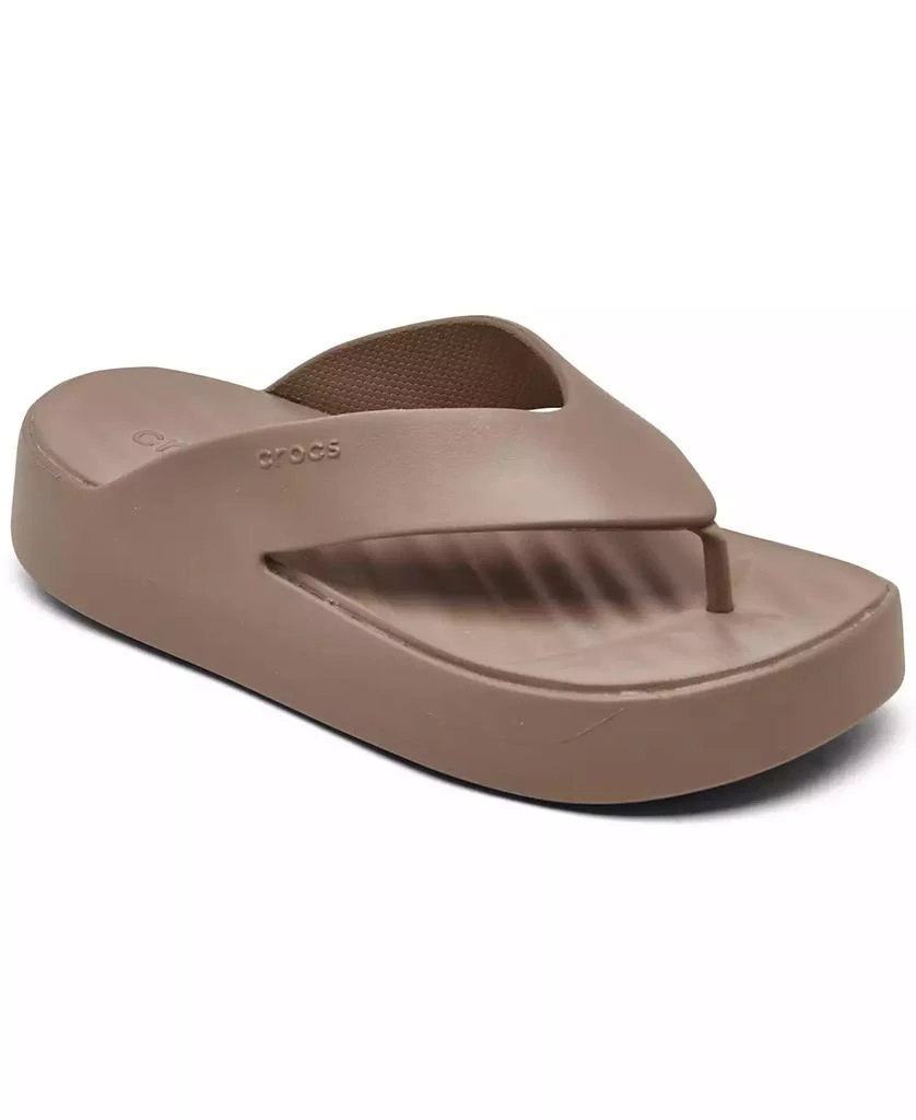 Crocs Women's Getaway Platform Casual Flip-Flop Sandals from Finish Line 1