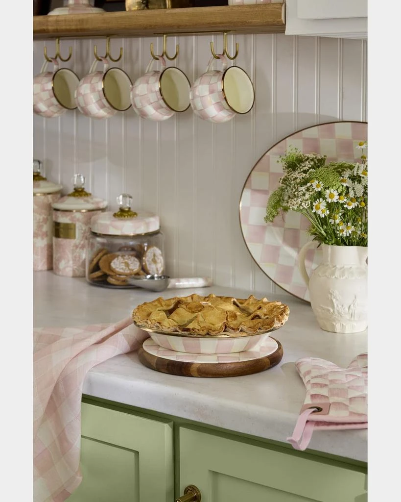 MacKenzie-Childs Rosy Check Large Trivet 2