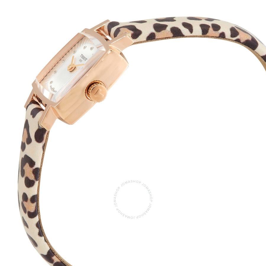 Tissot T-Lady Quartz Diamond Silver Dial Ladies Watch T058.109.37.036.00