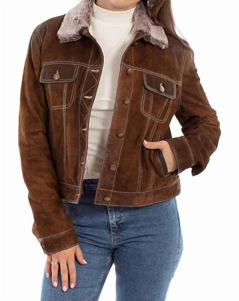 Scully Scully - Distressed Suede Jacket 1