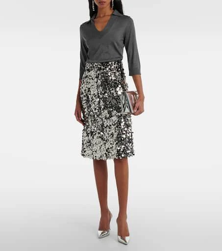 Dolce 
Gabbana Silk polo sweater 2